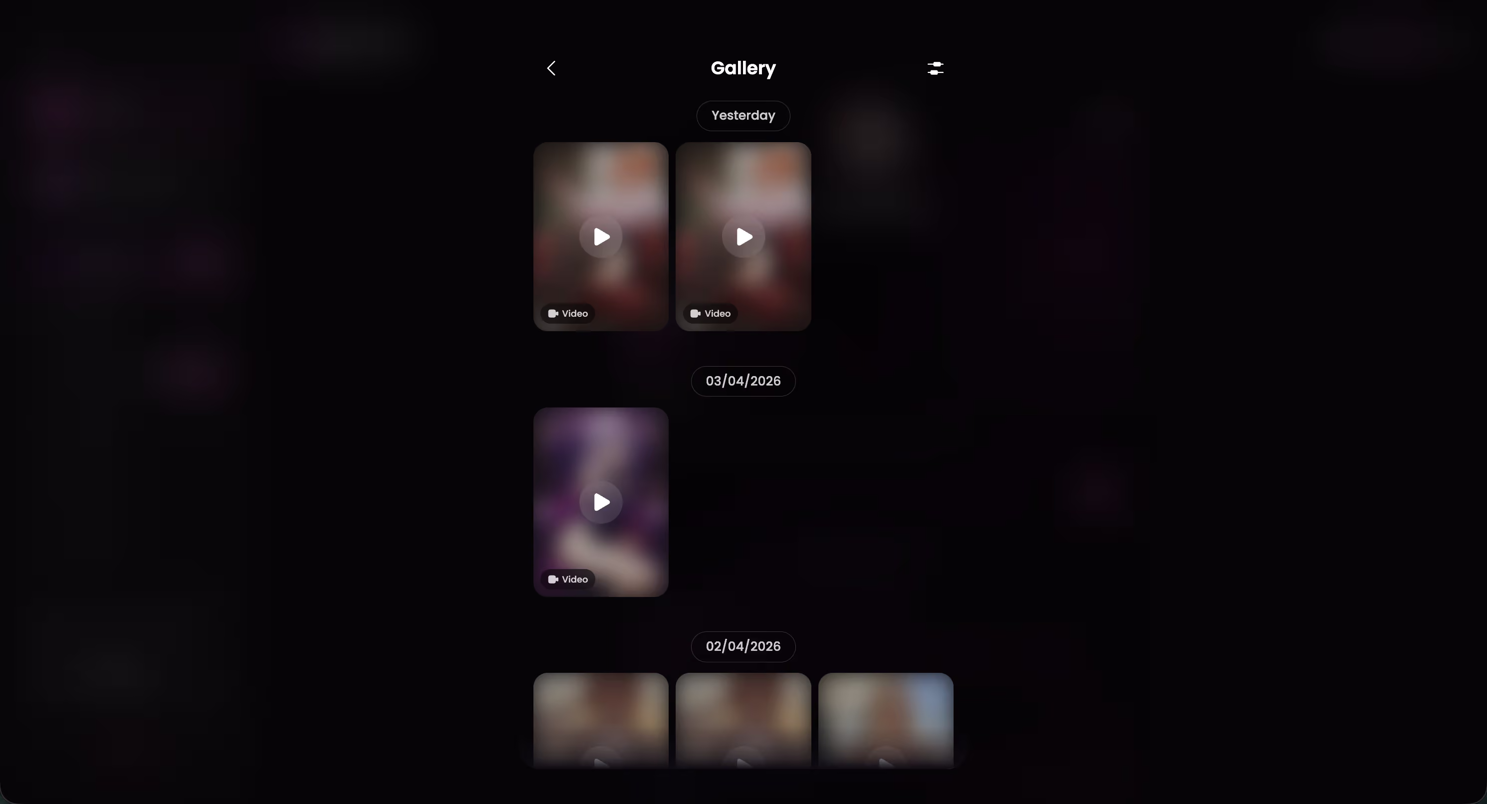 GoLove.ai image generation gallery showing generated content